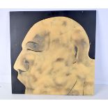 An abstract picture of a head by Goulding 61 x 61 cm.