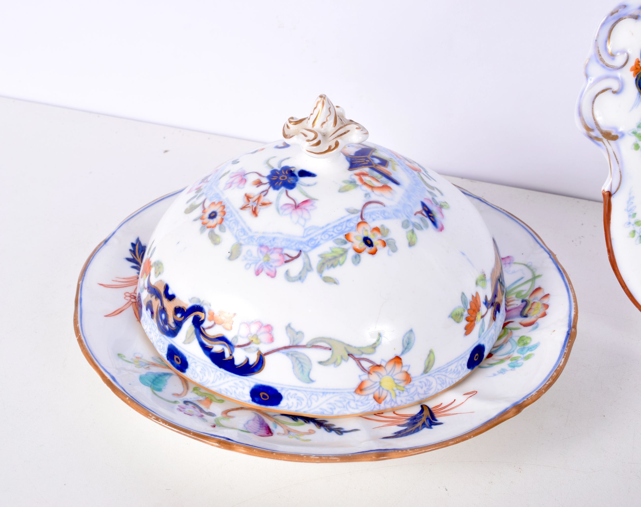 A 19th Century Meissen style part tea service 22 x 28 cm (17) . - Bild 4 aus 6