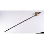 A Military Officers sword 97 cm.
