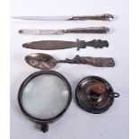 ASSORTED SILVER WARE. 226 grams overall. (qty)