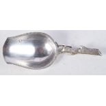 AN ANTIQUE RUSSIAN SILVER SPOON. 17.8 grams. 10.5 cm long.