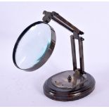 A CONTEMPORARY MAGNIFYING GLASS. 44 cm high.