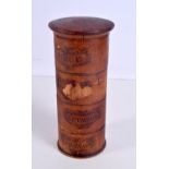 A 19th Century wooden spice rack 19 cm.