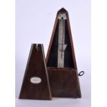 A VINTAGE FRENCH METRONOME. 22 cm high.