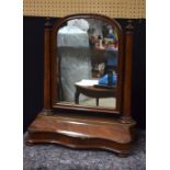 A Mahogany veneered dressing table mirror 77 x 62 x 28 cm