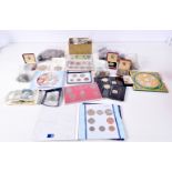 A collection of Coins and bank notes pre decimal and Continental (Qty).