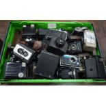 VINTAGE CAMERAS and lenses. (qty)