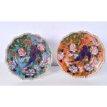 A pair of Masons porcelain bird plates 27 cm (2)