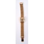 A ladies footprints in the sand 1g 999.9 24 CT gold wristwatch .