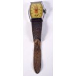 A NOVELTY VINTAGE CHARACTER WATCH. 3 cm wide inc crown.