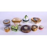 ASSORTED PILL BOXES. (qty)