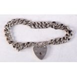 A SILVER CHARM BRACELET. 6.7 grams. 13.5 cm long.