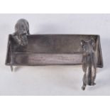 A RARE EDWARDIAN SILVER PIGS TROUGH. 66 grams. Birmingham 1908. 8.5 cm x 5.75 cm.