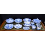 SPODE BLUE AND WHITE etc. (qty)