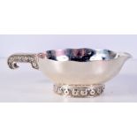 A MEXICAN STERLING SILVER SERVING BOWL. 216 grams. 15 cm x 10 cm.