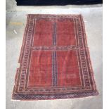 A Persian Rug 198 x 123 cm