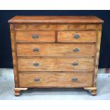 Large 5 drawer chest 120 x 132 x 52 cm.