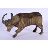 European School (20th Century) Bronze, Limited Edition, Bull. 16 cm x 8 cm.