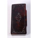 A REGENCY TORTOISESHELL SNUFF BOX. 23 grams. 4.25 cm x 8.5 cm.