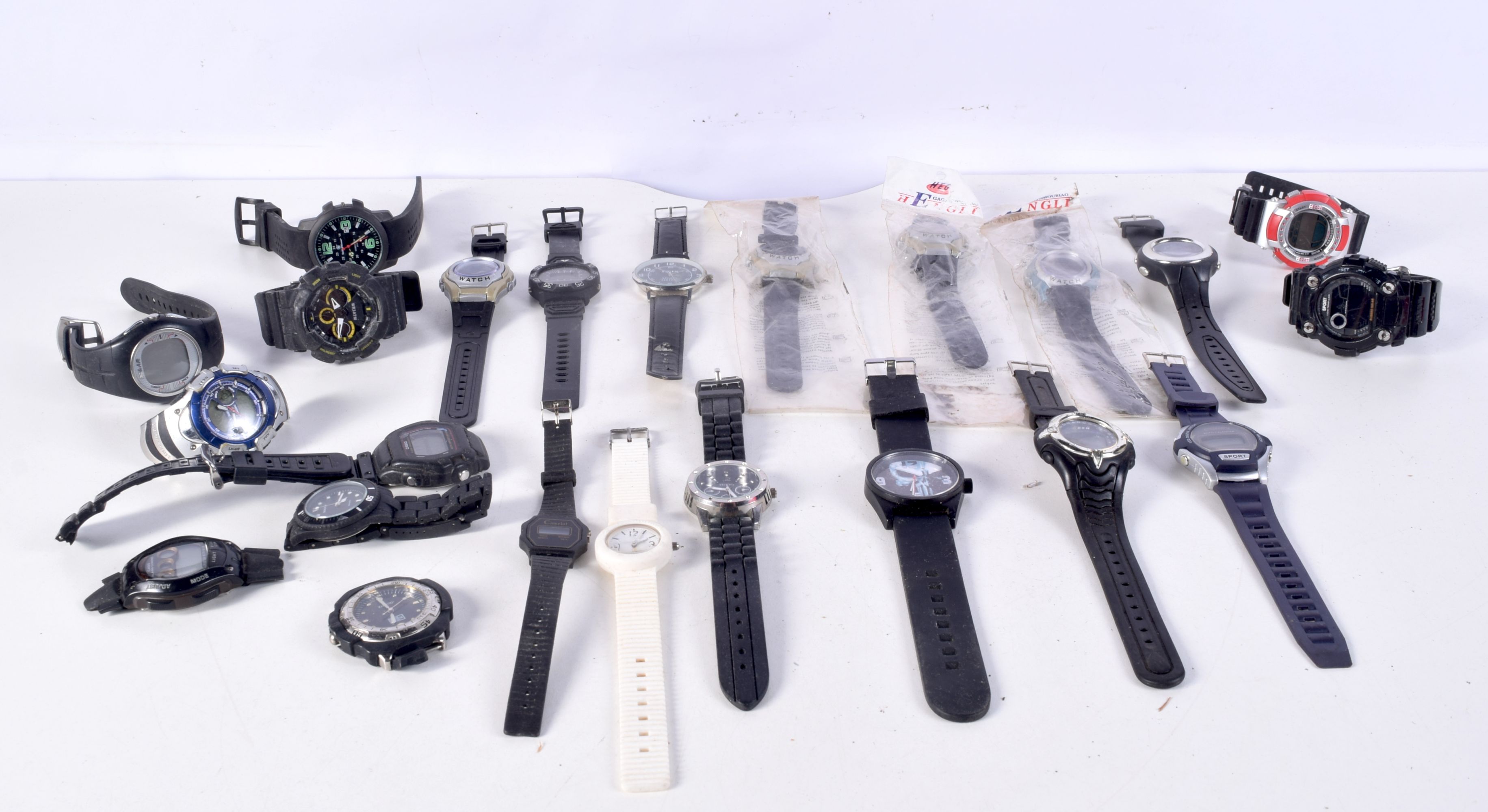 A collection of digital watches (Qty).