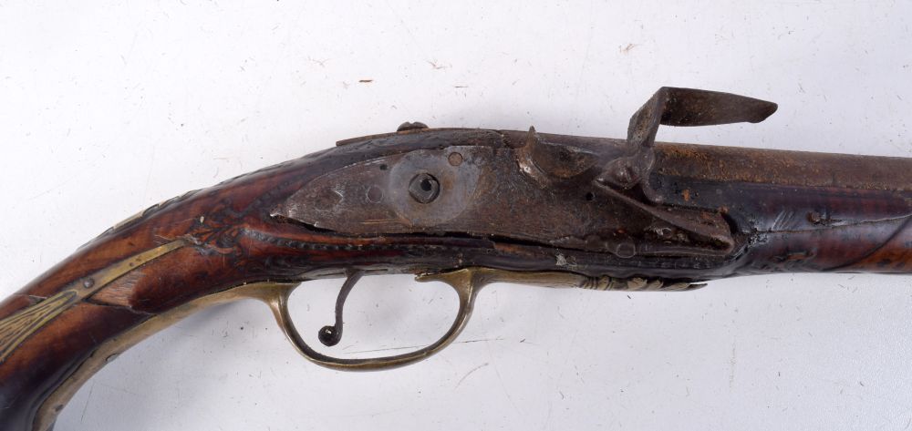 A pair of antique flintlock pistols 53 cm (2) - Bild 7 aus 7