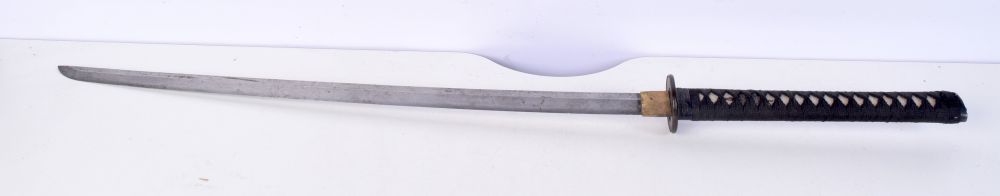 A 19th Century Samurai sword 95 cm .