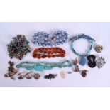 ASSORTED JEWELLERY. 390 grams. Largest 68 cm long. (qty)