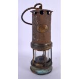 AN EARLY MODEL E THOMAS LANTERN with bottom latch. 34 cm high overall.