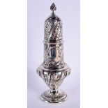 A LATE VICTORIAN SILVER SUGAR SIFTER. London 1891. 220 grams. 23 cm x 8 cm.