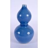 A CHINESE LAVENDER GLAZED DOUBLE GOURD VASE 20th Century. 12 cm high.