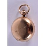 AN ANTIQUE GOLD PLATED ALD DENNISON SOVEREIGN CASE. 22.5 grams. 4.75 cm x 3 cm.