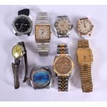 EIGHT DRESS WATCHES. 3.75 cm wide. (8)