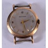 9CT GOLD JAEGER LE COULTRE WRISTWATCH. Stamped 375, 3.5cm incl crown