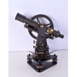 A cased vintage surveyors Theodolite 47 x 25 cm.