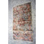 A small Persian Sarouk rug 120 x 69 cm