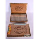 TWO BOXES OF DON PABLO DECLASSES CIGARS. (qty)