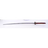 BURMESE TEMPLE MONK DHA SWORD. 95 cm.