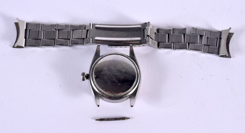 A VINTAGE ROLEX WRISTWATCH. 4 cm wide inc crown. - Image 2 of 10