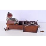 A wooden cased Peter Pan Gramophone Circa 1925 16 x 17 cm.