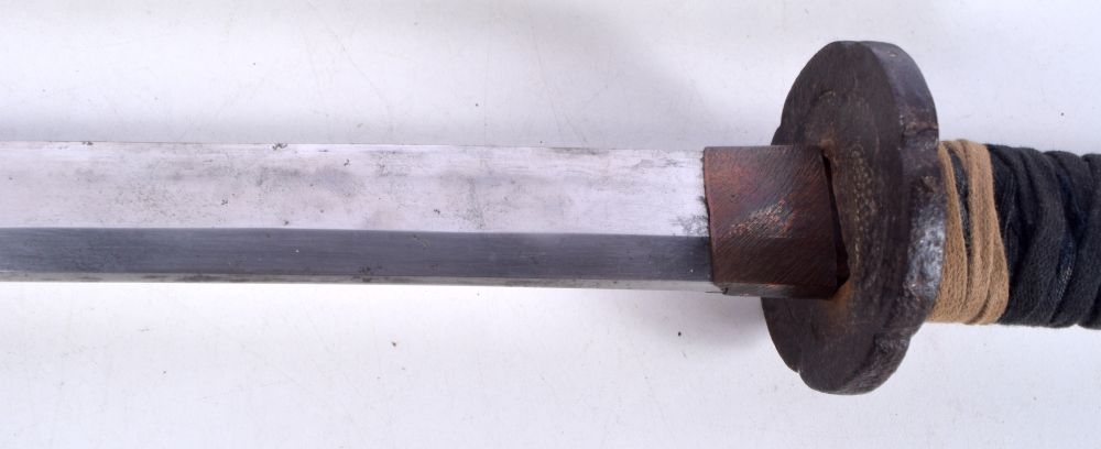 A 19th Century Samurai sword 87 cm . - Bild 6 aus 8