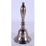 AN EARLY 19TH CENTURY ENGLISH SILVER BELL. London 1809. 154 grams. 13.5 cm x 6.5 cm.