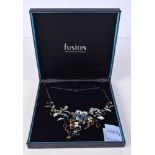 A boxed Fusion necklace 10 x 13 cm