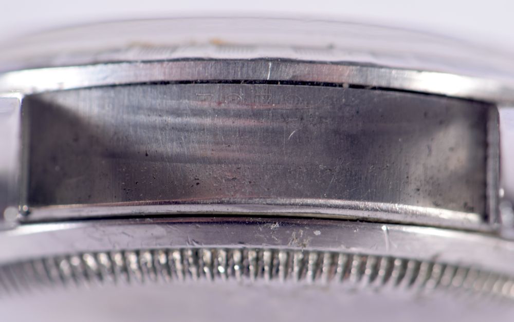 A VINTAGE ROLEX WRISTWATCH. 4 cm wide inc crown. - Image 6 of 10