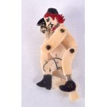 A CONTINENTAL CARVED BONE ROGERING HITLER EROTIC TOY. 6.5 cm x 2.5 cm.