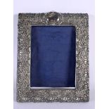 A LARGE EDWARDIAN SILVER PHOTOGRAPH FRAME. Birmingham 1902. 447 grams overall. 31 cm x 24 cm.