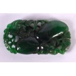 A CHINESE JADE PENDANT 20th Century. 7.5 cm x 4.5 cm.