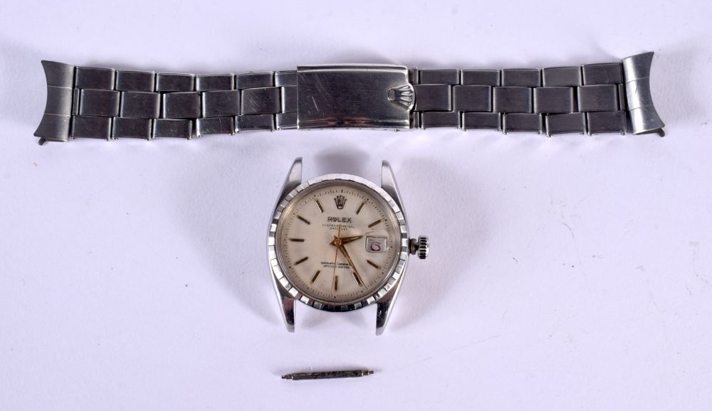 A VINTAGE ROLEX WRISTWATCH. 4 cm wide inc crown.