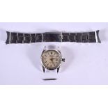 A VINTAGE ROLEX WRISTWATCH. 4 cm wide inc crown.