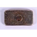 AN ANTIQUE SILVER CARD CASE. 44 grams. Chester 1897. 8.25 cm x 4.5 cm.