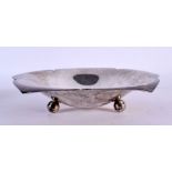 A TIFFANY AND CO SILVER BOWL. 261 grams. 18.5 cm wide.